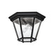 Kichler Canada - Two Light Outdoor Ceiling Mount - Madison - Black- Union Lighting Luminaires Decor