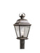 Kichler Canada - One Light Outdoor Post Mount - Mount Vernon - Olde Bronze- Union Lighting Luminaires Decor