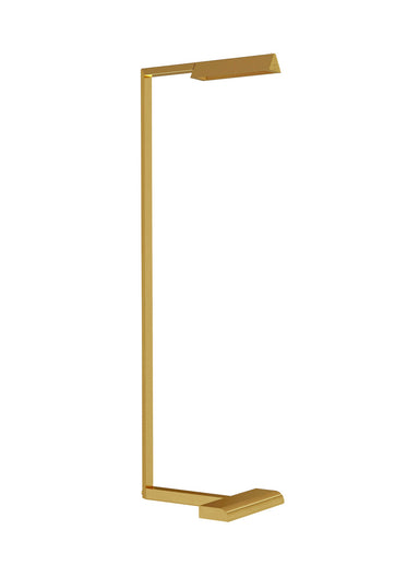 Visual Comfort Modern - LED Floor Lamp - Dessau - Natural Brass- Union Lighting Luminaires Decor