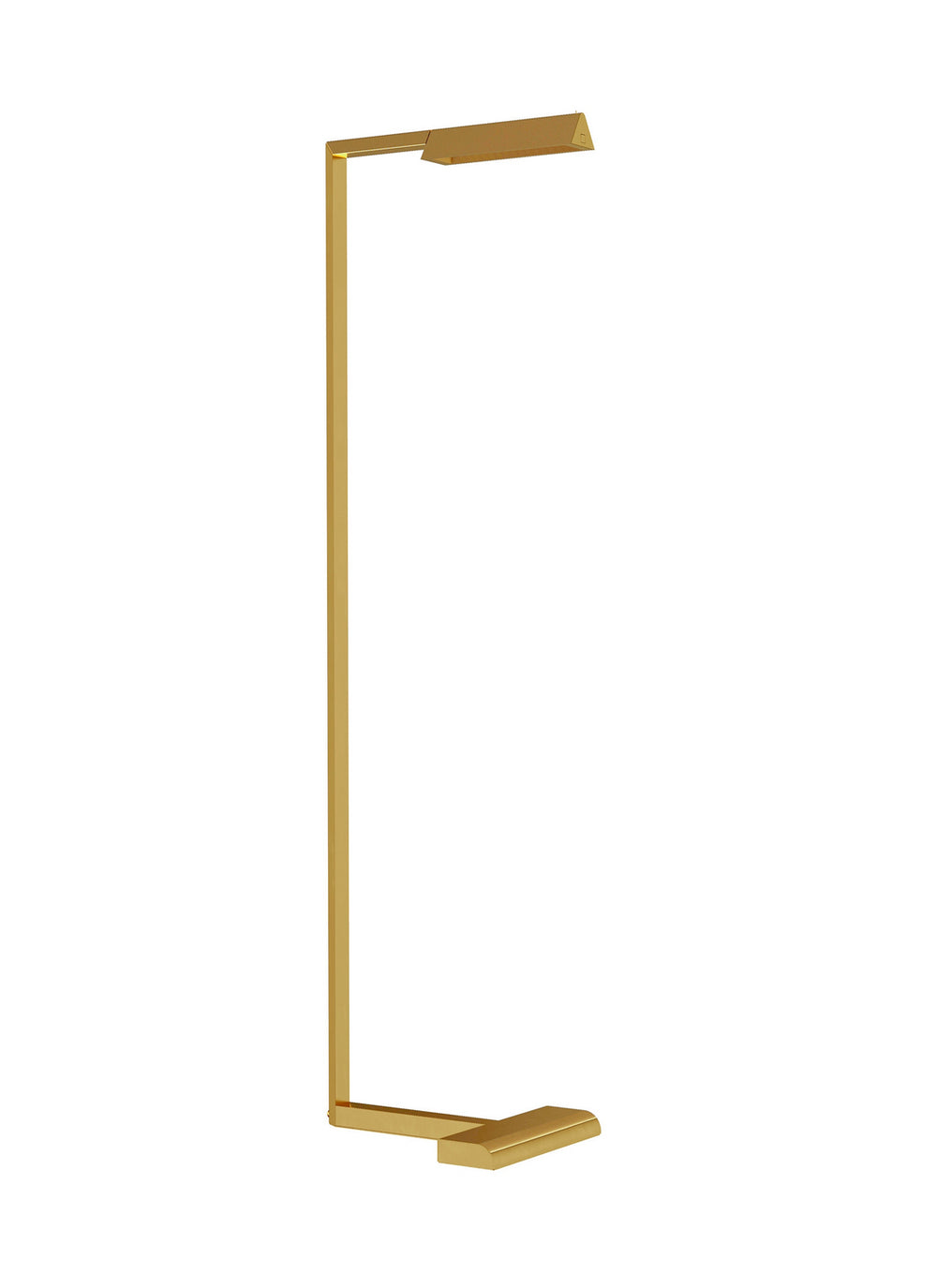 Visual Comfort Modern - LED Floor Lamp - Dessau - Natural Brass- Union Lighting Luminaires Decor