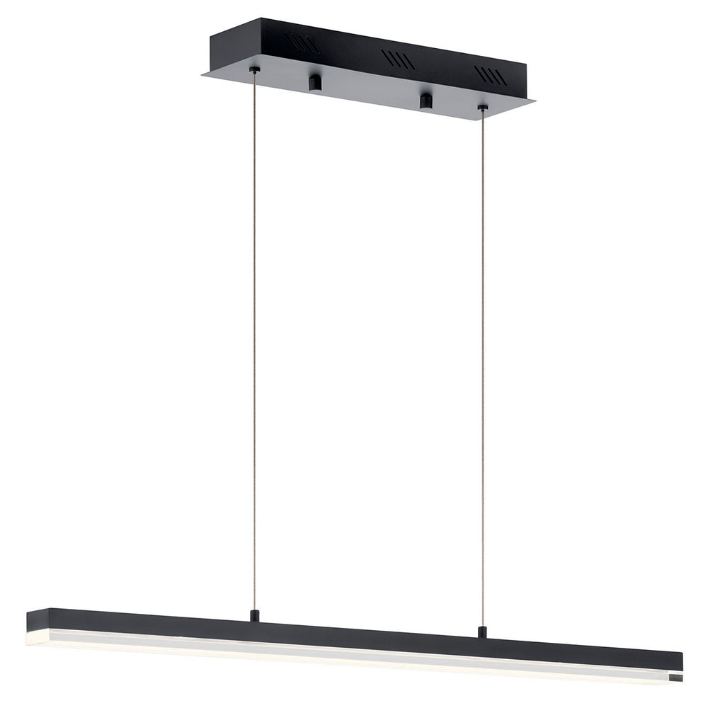 Kichler Canada - LED Linear Chandelier - Gorve - Matte Black- Union Lighting Luminaires Decor