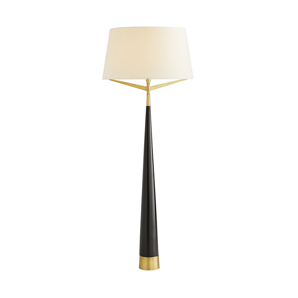 Arteriors - One Light Floor Lamp - Elden - Black- Union Lighting Luminaires Decor
