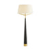 Arteriors - One Light Floor Lamp - Elden - Black- Union Lighting Luminaires Decor
