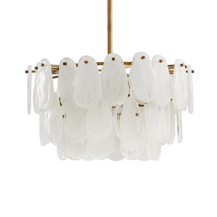 Arteriors - Three Light Chandelier - Leon - Antique Brass- Union Lighting Luminaires Decor
