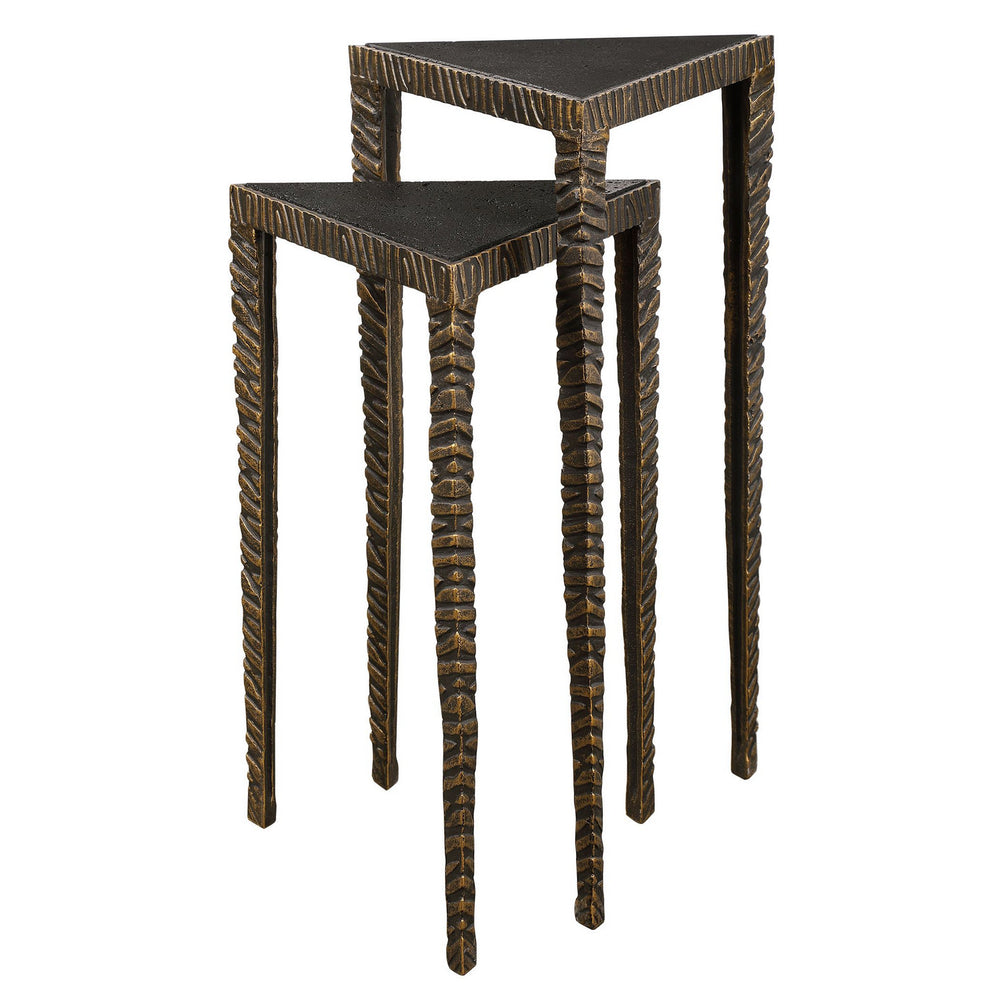 Uttermost - Accent Tables, S/2 - Samiria - Dark Bronze- Union Lighting Luminaires Decor