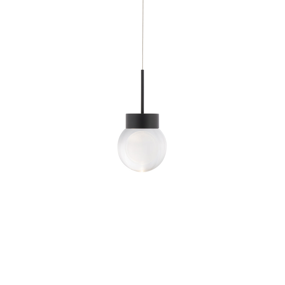 Modern Forms Canada - LED Mini Pendant - Double Bubble - Black- Union Lighting Luminaires Decor