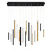 Eurofase Canada - LED Chandelier - Santana - Black- Union Lighting Luminaires Decor