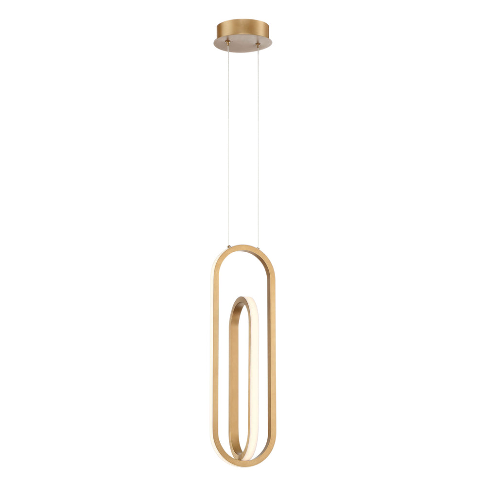 Eurofase Canada - LED Pendant - Demark - Satin Gold- Union Lighting Luminaires Decor