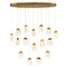 Eurofase Canada - LED Chandelier - Paget - Gold- Union Lighting Luminaires Decor