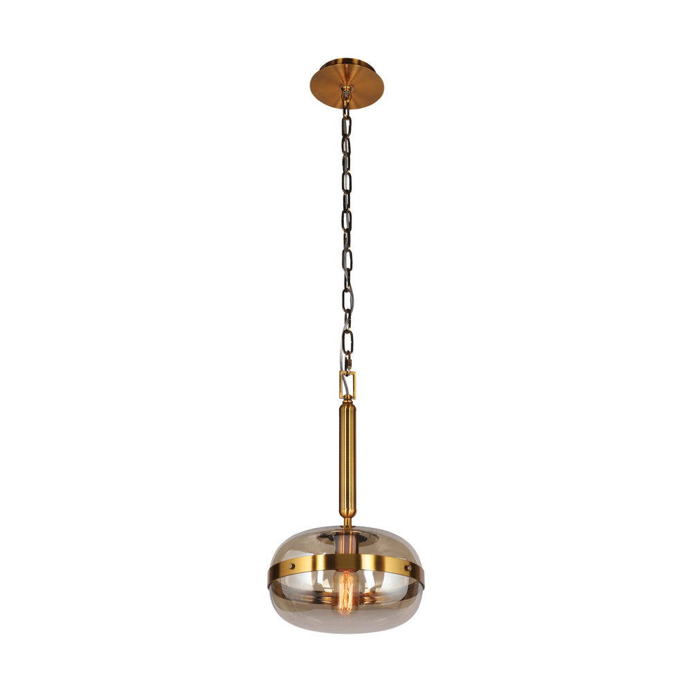 Eurofase Canada - One Light Pendant - Nottingham - Ancient Brass- Union Lighting Luminaires Decor