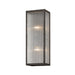 Troy Lighting Canada - Two Light Outdoor Wall Sconce - Tisoni - French Iron- Union Lighting Luminaires Decor