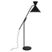 Robert Abbey - One Light Floor Lamp - Cinch - Matte Black Painted- Union Lighting Luminaires Decor