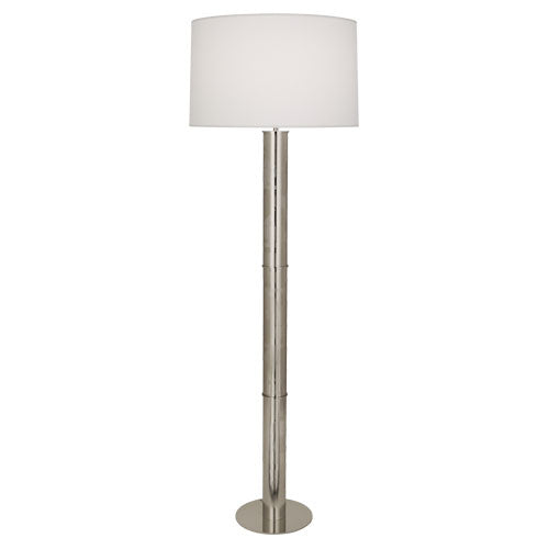 Robert Abbey - One Light Floor Lamp - Michael Berman Brut - Polished Nickel- Union Lighting Luminaires Decor