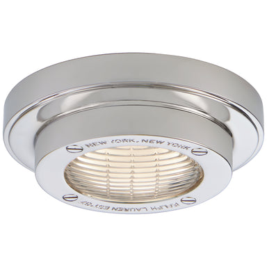 Ralph Lauren Canada - LED Flush Mount - Grant - Polished Nickel- Union Lighting Luminaires Decor