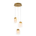 Eurofase Canada - LED Chandelier - Paget - Gold- Union Lighting Luminaires Decor