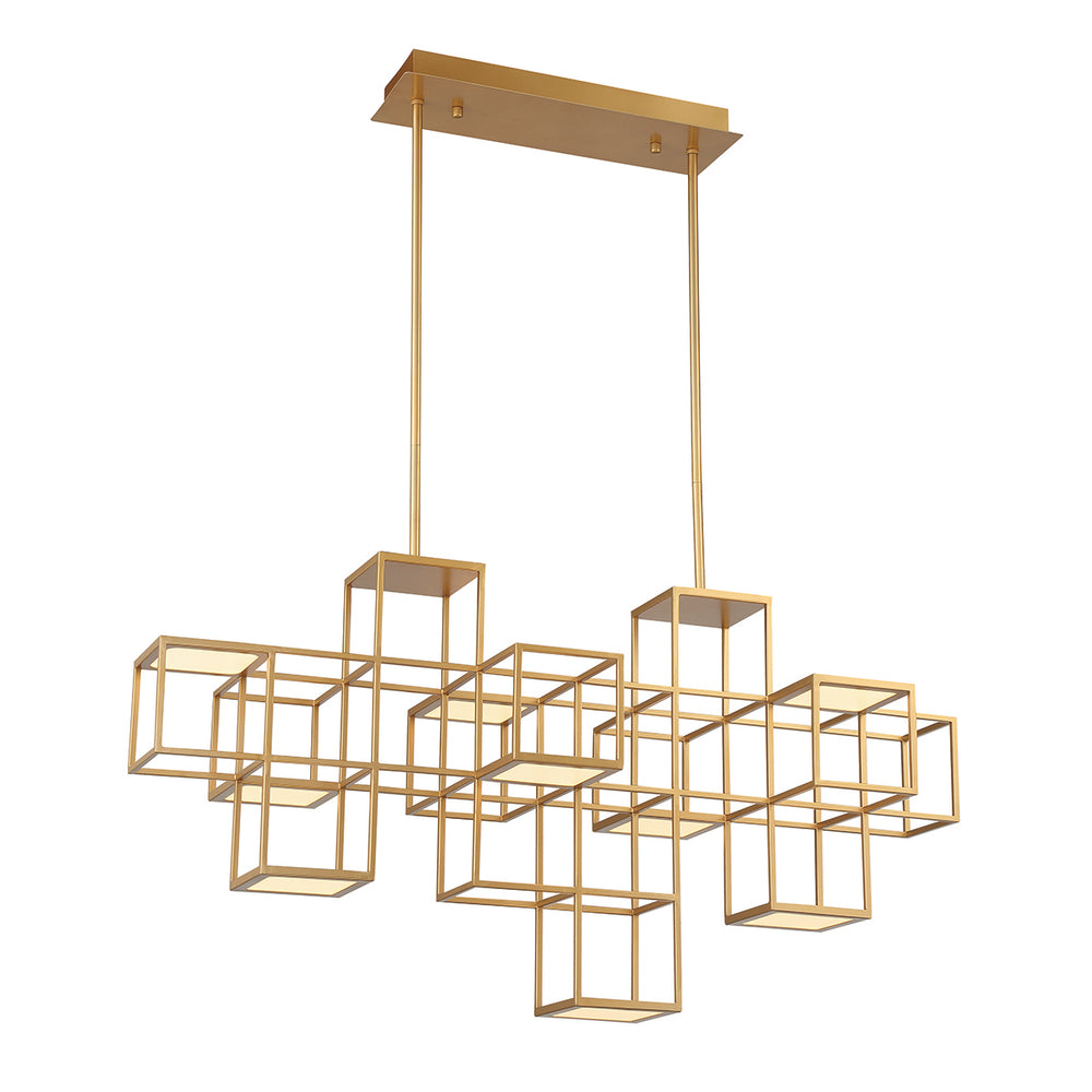 Eurofase Canada - LED Linear Chandelier - Ferro - Gold- Union Lighting Luminaires Decor