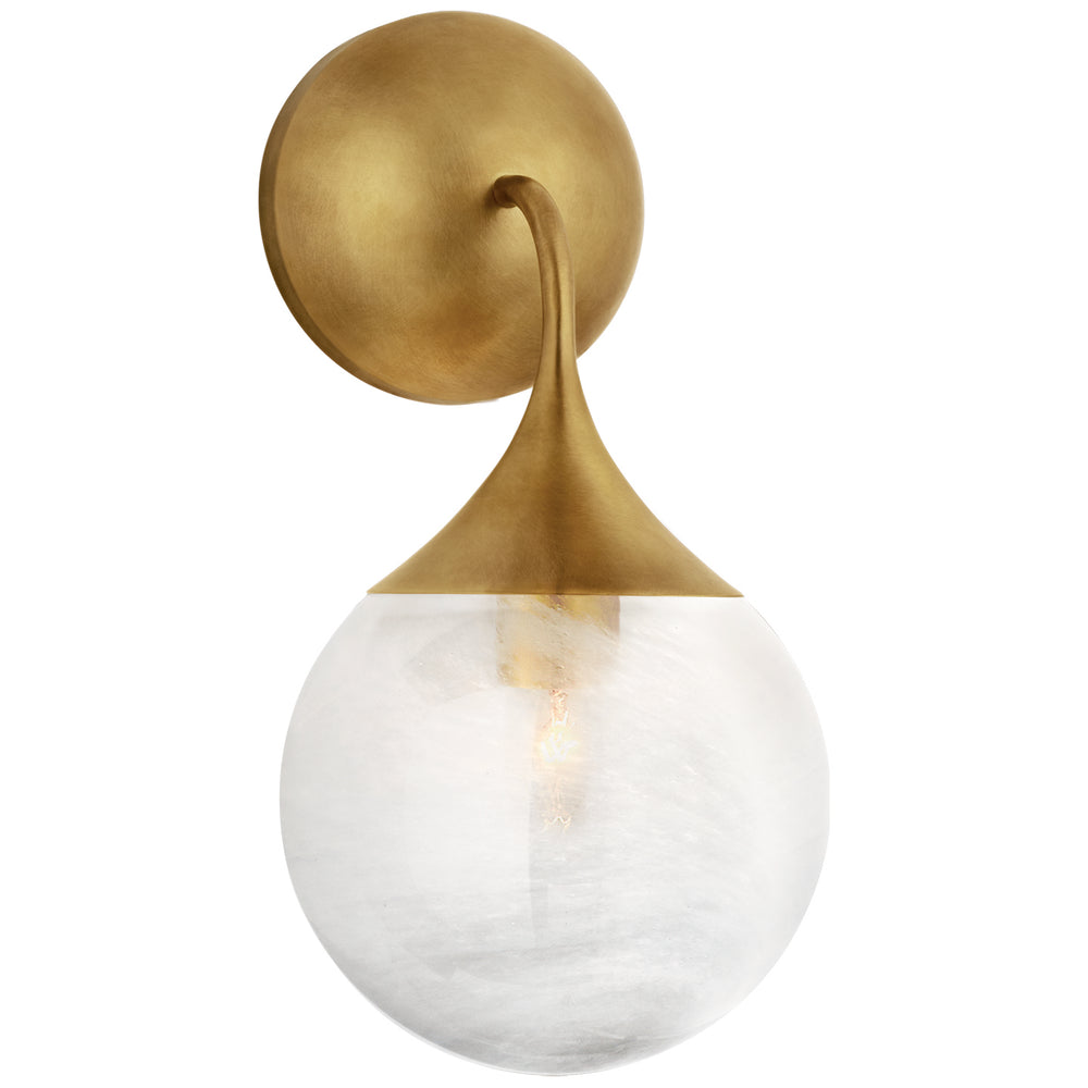 Visual Comfort Signature Canada - One Light Wall Sconce - Cristol - Hand-Rubbed Antique Brass- Union Lighting Luminaires Decor