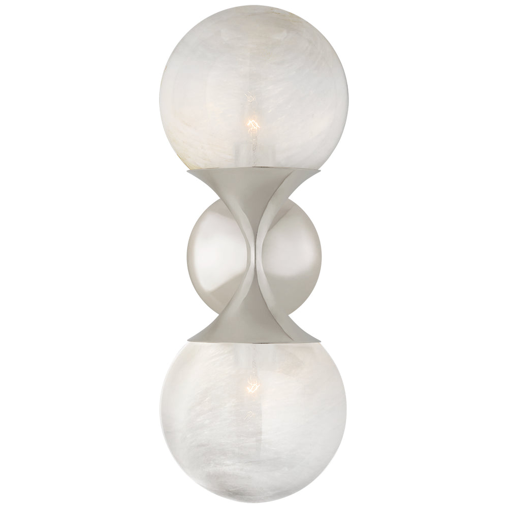 Visual Comfort Signature Canada - Two Light Wall Sconce - Cristol - Polished Nickel- Union Lighting Luminaires Decor