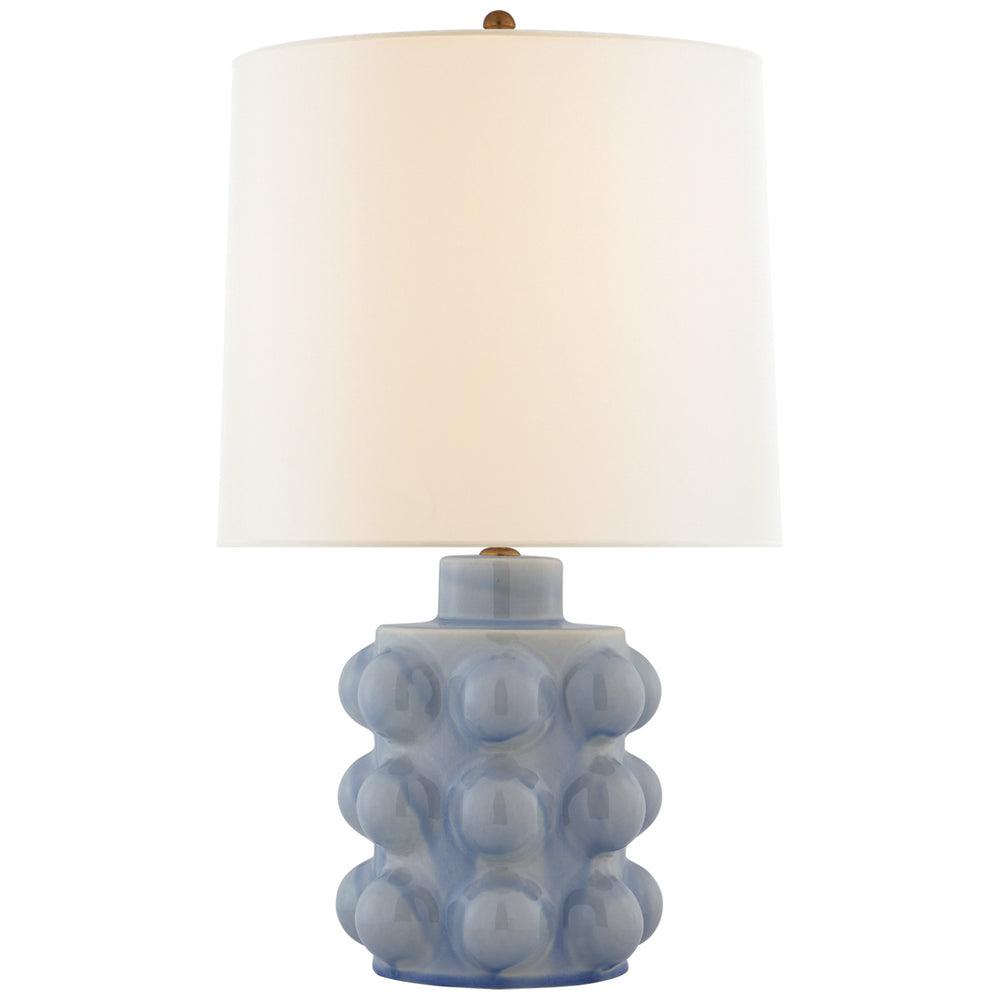 Visual Comfort Signature Canada - One Light Table Lamp - Vedra - Polar Blue Crackle- Union Lighting Luminaires Decor