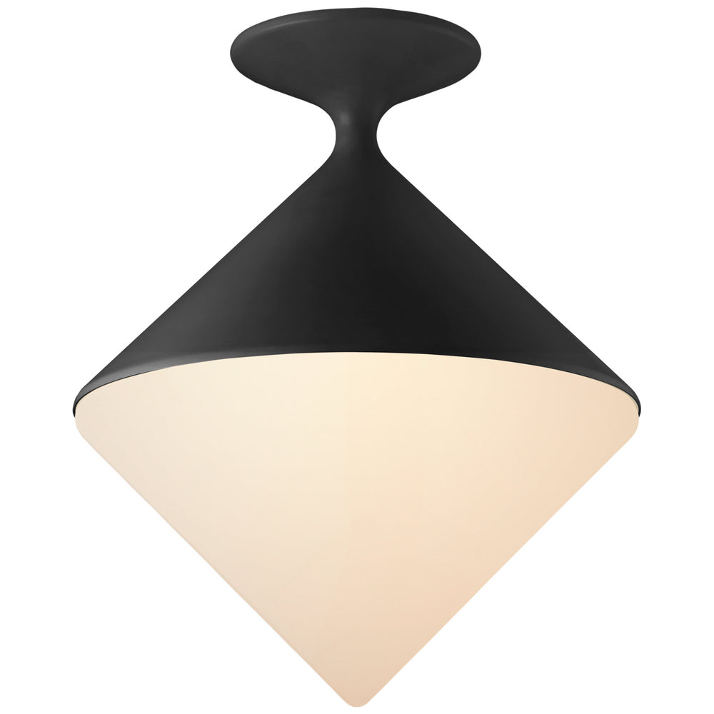 Visual Comfort Signature Canada - LED Flush Mount - Sarnen - Matte Black- Union Lighting Luminaires Decor