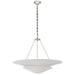 Visual Comfort Signature Canada - Six Light Chandelier - Mollino - Polished Nickel- Union Lighting Luminaires Decor