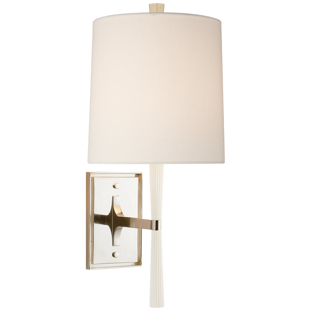 Visual Comfort Signature Canada - One Light Wall Sconce - Refined Rib - China White- Union Lighting Luminaires Decor