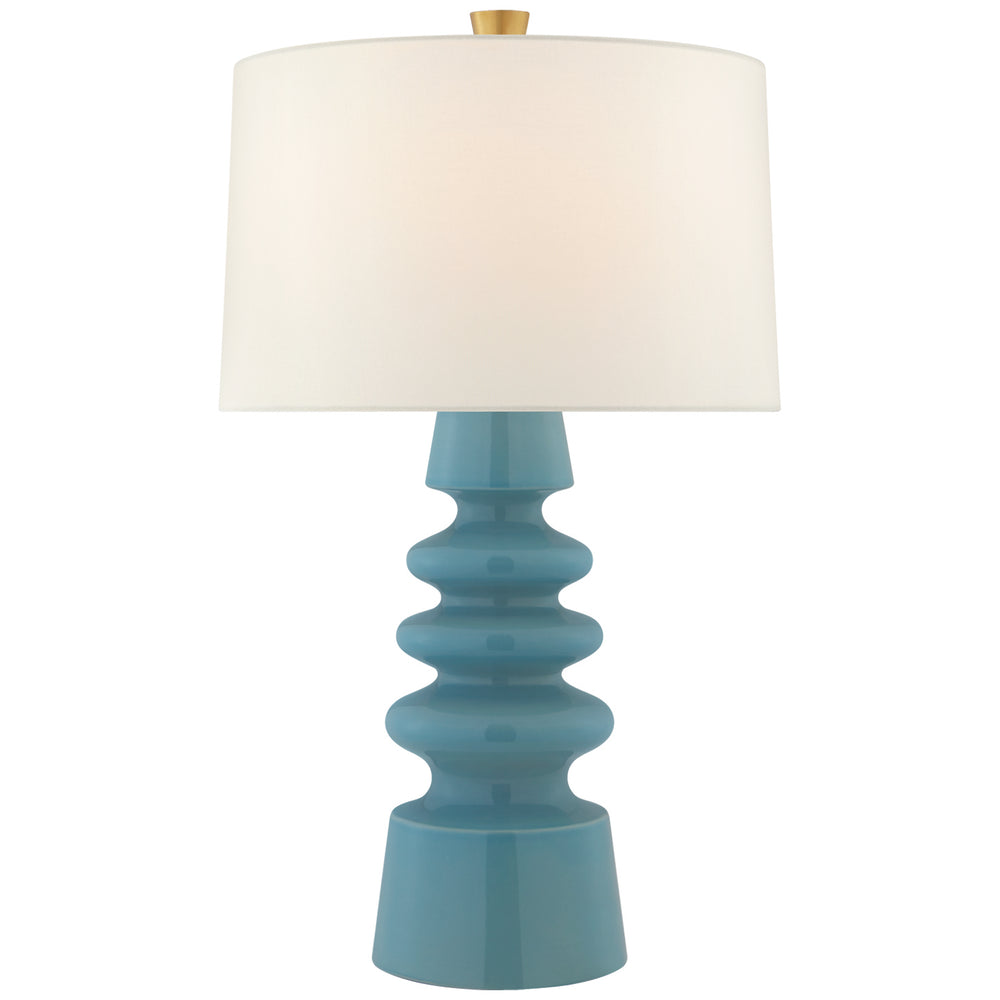 Visual Comfort Signature Canada - One Light Table Lamp - Andreas - Blue Jade- Union Lighting Luminaires Decor