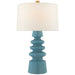 Visual Comfort Signature Canada - One Light Table Lamp - Andreas - Blue Jade- Union Lighting Luminaires Decor