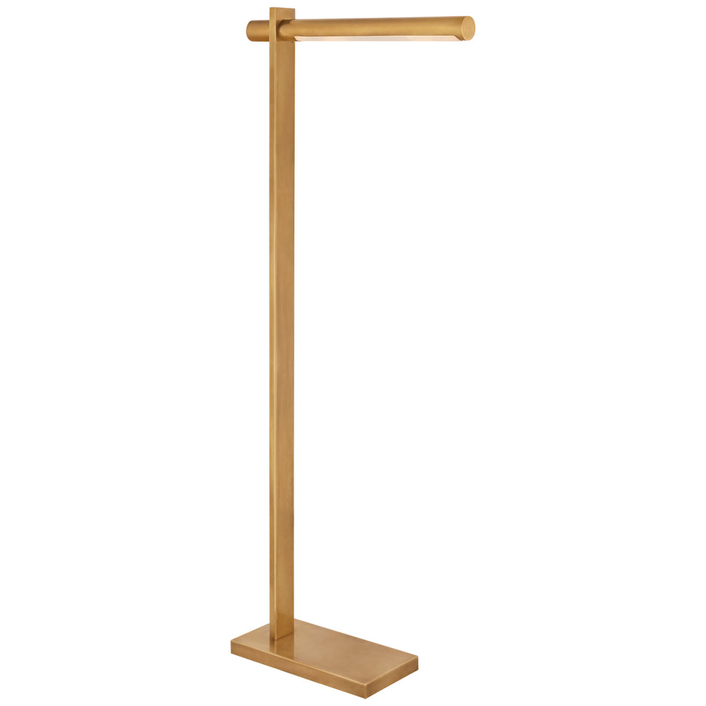 Visual Comfort Signature Canada - LED Floor Lamp - Axis - Antique-Burnished Brass- Union Lighting Luminaires Decor