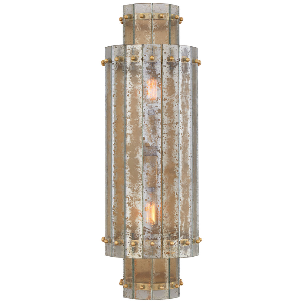 Visual Comfort Signature Canada - Two Light Wall Sconce - Cadence - Hand-Rubbed Antique Brass- Union Lighting Luminaires Decor
