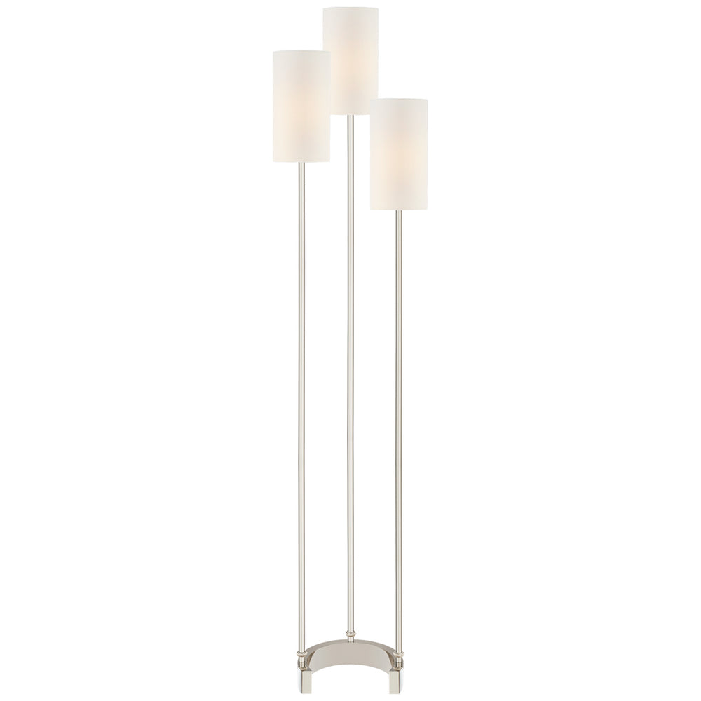 Visual Comfort Signature Canada - Three Light Floor Lamp - Aimee - Polished Nickel- Union Lighting Luminaires Decor