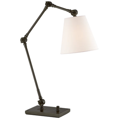 Visual Comfort Signature Canada - One Light Table Lamp - Graves - Bronze- Union Lighting Luminaires Decor