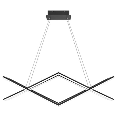 Quoizel - LED Linear Chandelier - Newman - Matte Black- Union Lighting Luminaires Decor