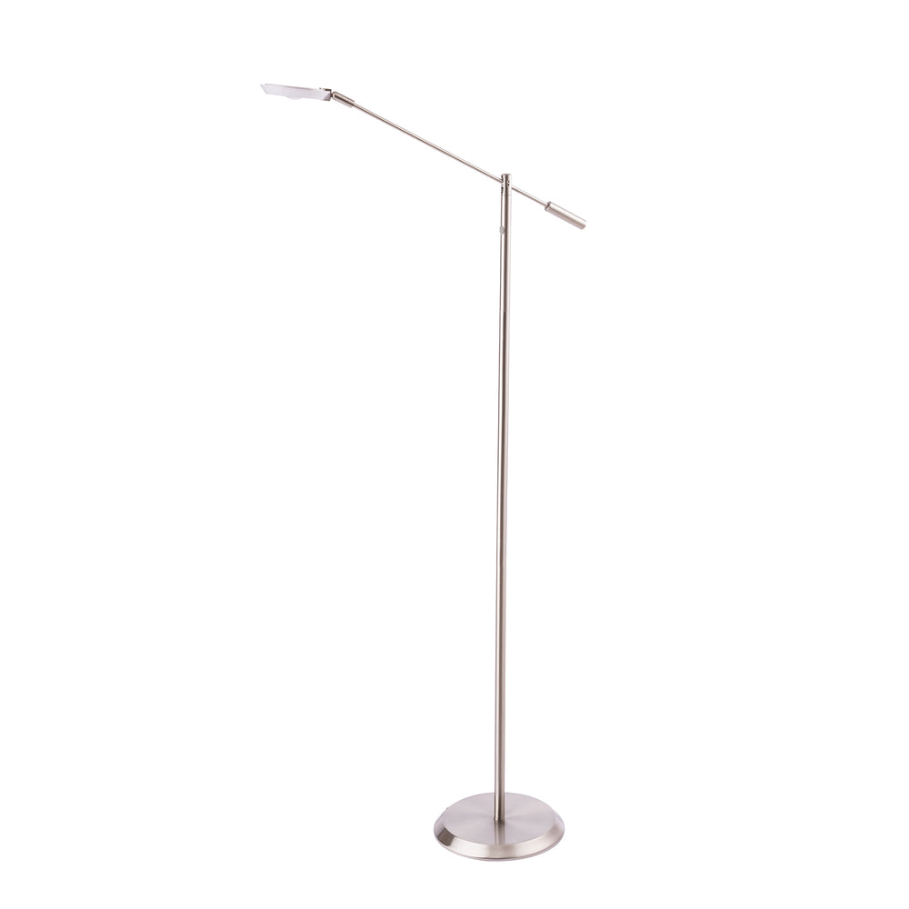 Kendal Canada - LED Floor Lamp - Iggy - Satin Nickel- Union Lighting Luminaires Decor