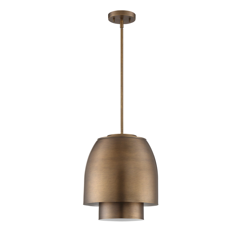 Kendal Canada - Three Light Pendant - Sprizzo - Brass- Union Lighting Luminaires Decor