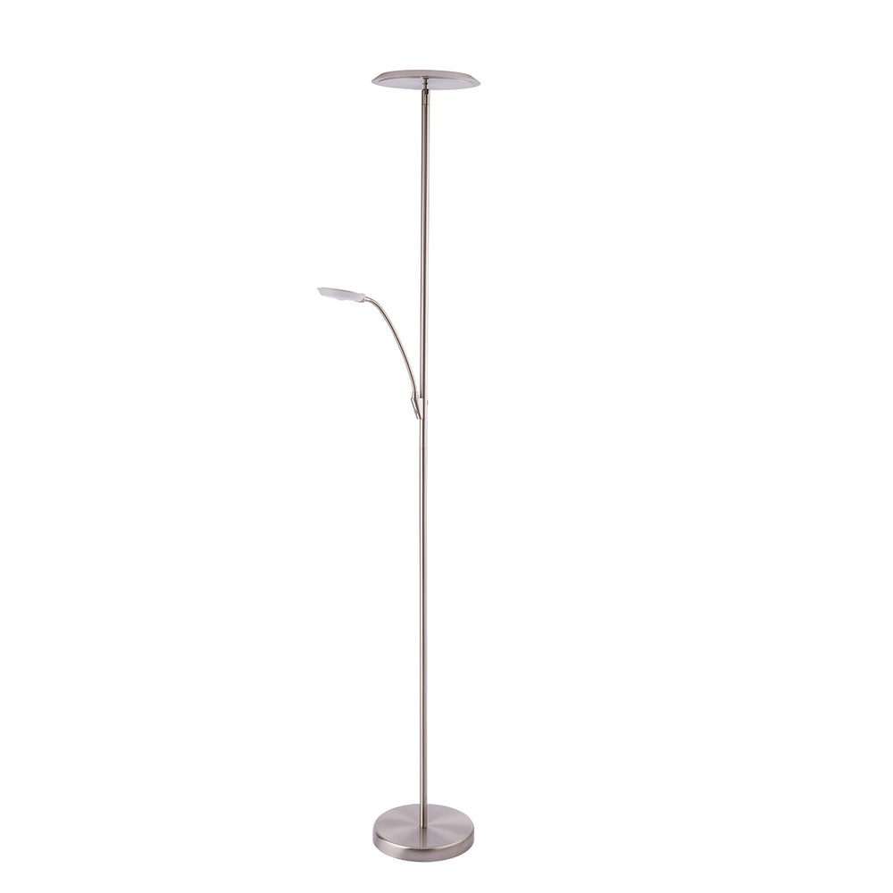 Kendal Canada - LED Torchiere - Iggy - Satin Nickel- Union Lighting Luminaires Decor