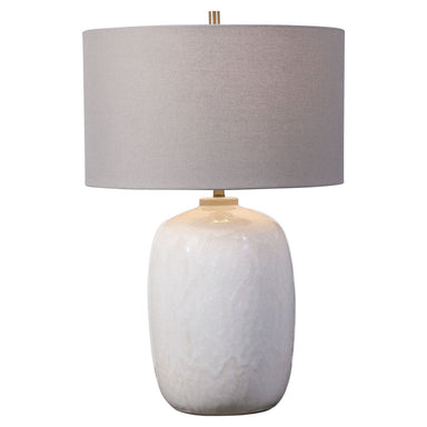 Uttermost - One Light Table Lamp - Winterscape - Brushed Nickel- Union Lighting Luminaires Decor