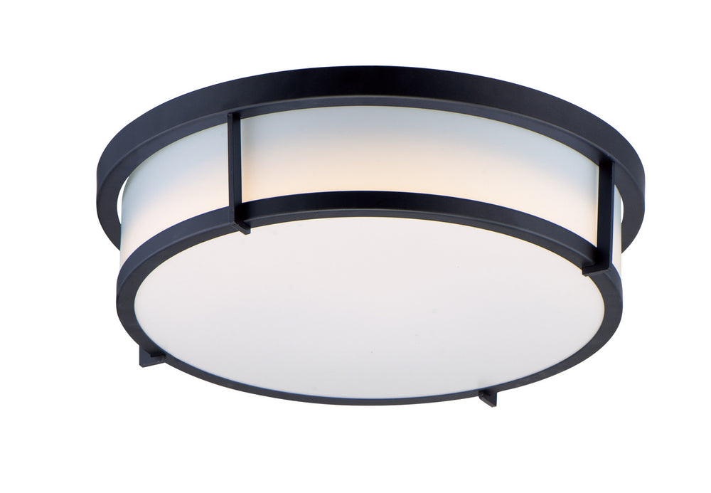 Maxim - Two Light Flush Mount - Rogue E26 - Black- Union Lighting Luminaires Decor