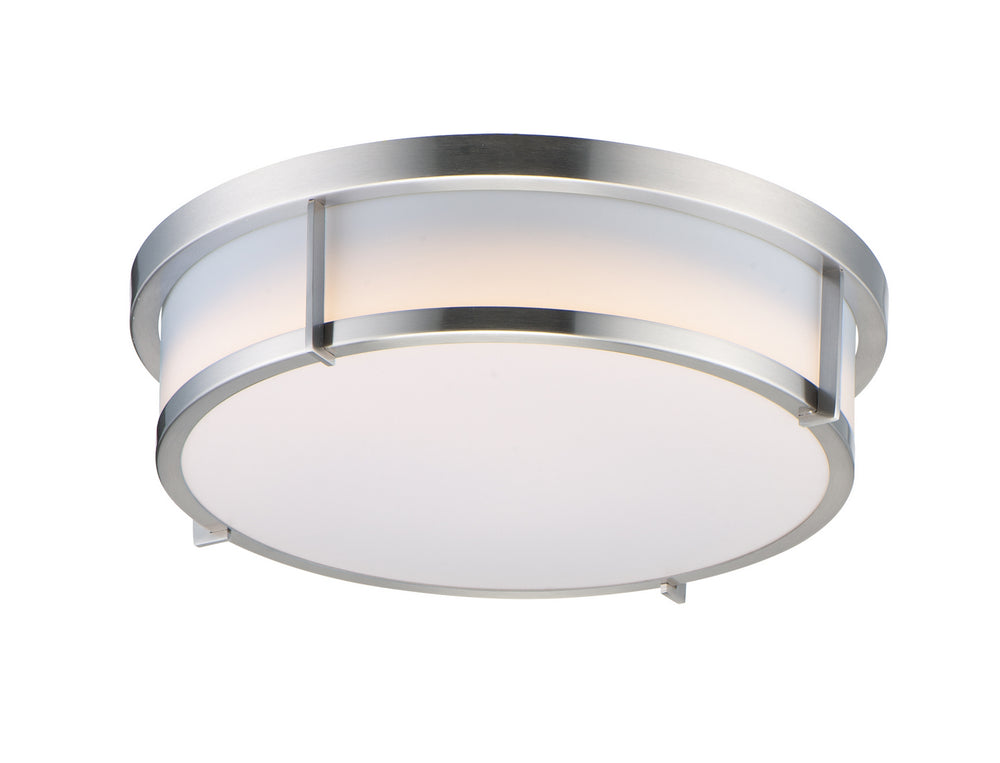 Maxim - Two Light Flush Mount - Rogue E26 - Satin Nickel- Union Lighting Luminaires Decor