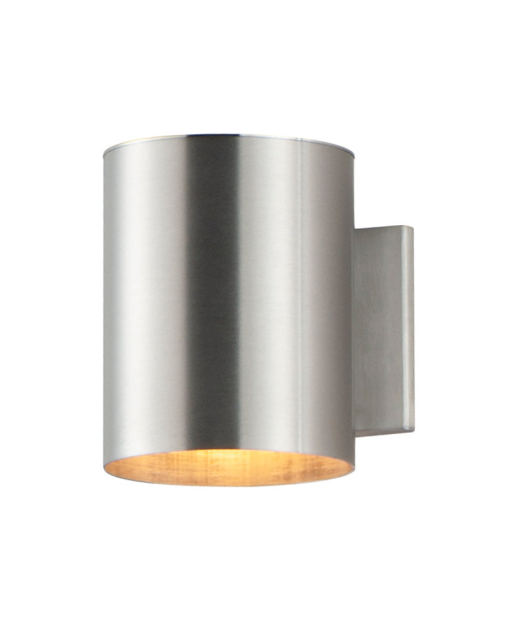 Maxim - One Light Outdoor Wall Lantern - Outpost - Brushed Aluminum- Union Lighting Luminaires Decor