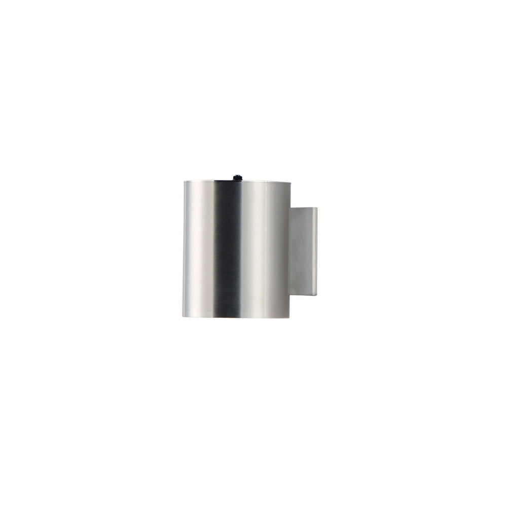 Maxim - One Light Outdoor Wall Lantern - Outpost - Brushed Aluminum- Union Lighting Luminaires Decor