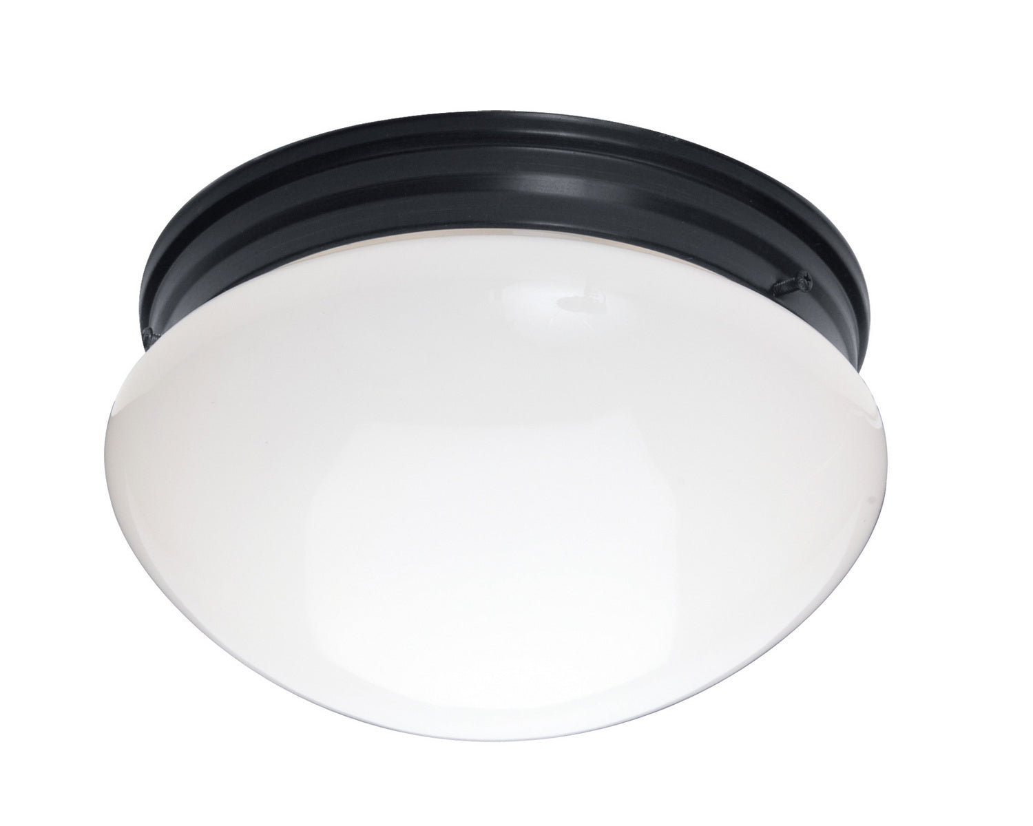 Maxim - Two Light Flush Mount - Essentials - 588x - Black- Union Lighting Luminaires Decor
