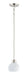 Maxim - One Light Mini Pendant - Coraline - Satin Nickel- Union Lighting Luminaires Decor