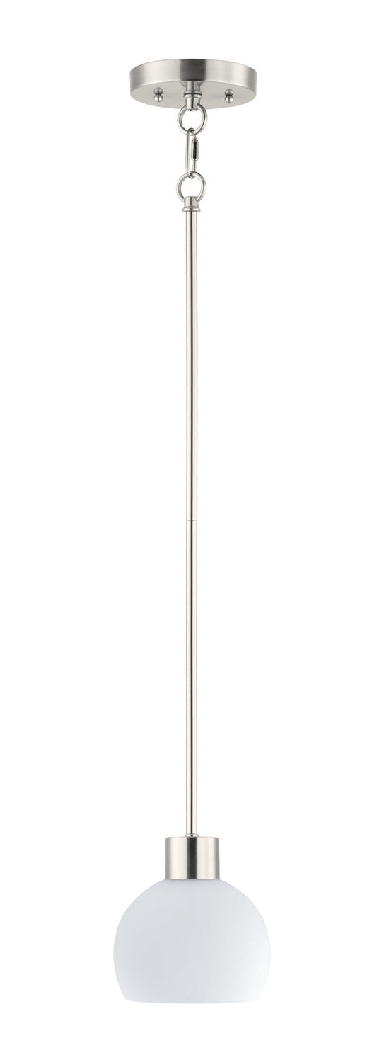Maxim - One Light Mini Pendant - Coraline - Satin Nickel- Union Lighting Luminaires Decor