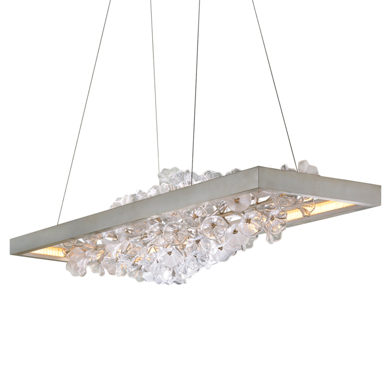 Corbett Lighting - LED Linear - Jasmine - Silver Leaf- Union Lighting Luminaires Decor