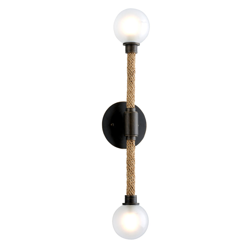 Troy Lighting Canada - Two Light Wall Sconce - Nomad - Classic Bronze- Union Lighting Luminaires Decor