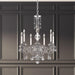 Schonbek - Seven Light Chandelier - Hamilton Nouveau - Polished Silver- Union Lighting Luminaires Decor