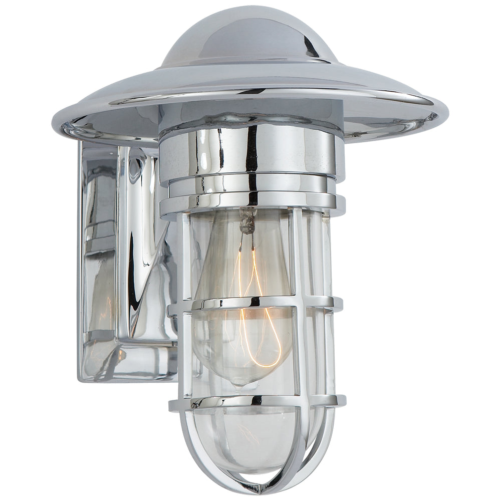 Visual Comfort Signature Canada - One Light Outdoor Wall Sconce - Marine2 - Chrome- Union Lighting Luminaires Decor
