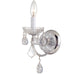 Crystorama - One Light Wall Sconce - Imperial - Polished Chrome- Union Lighting Luminaires Decor