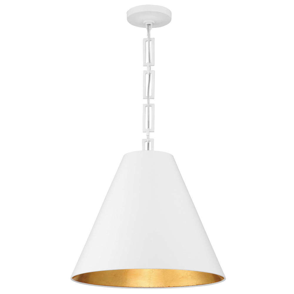 Crystorama - Three Light Chandelier - Alston - Matte White + Antique Gold- Union Lighting Luminaires Decor